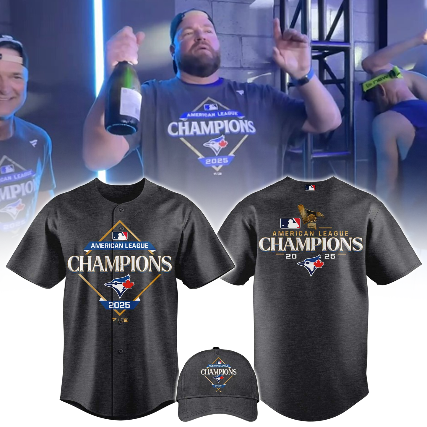 Toronto Blue Jays – 2025 American League Champions Jersey v1