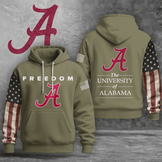 Alabama University Freedom Military Hoodie