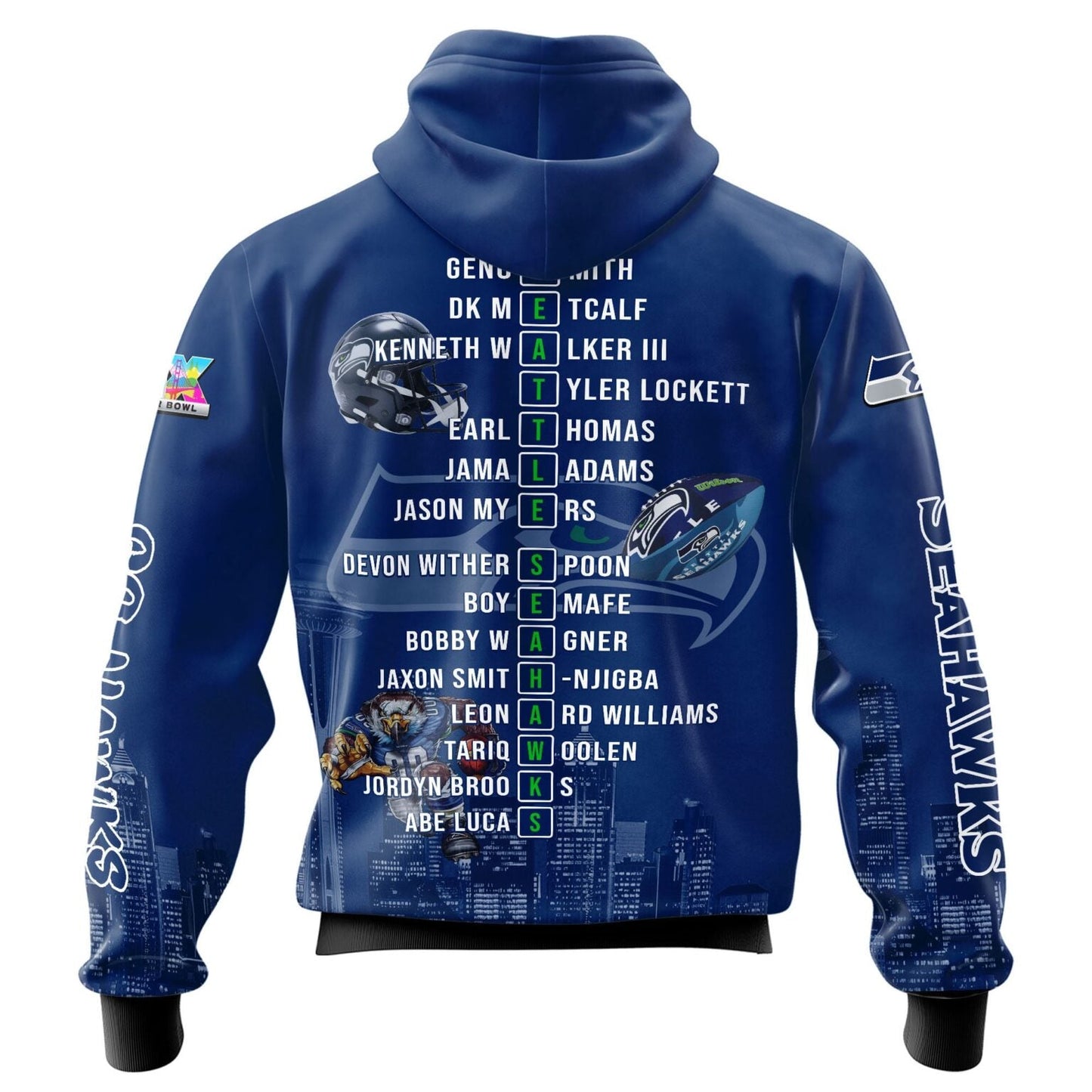 Seattle Seahawks Super Bowl LX Champions Limited Edition Hoodie