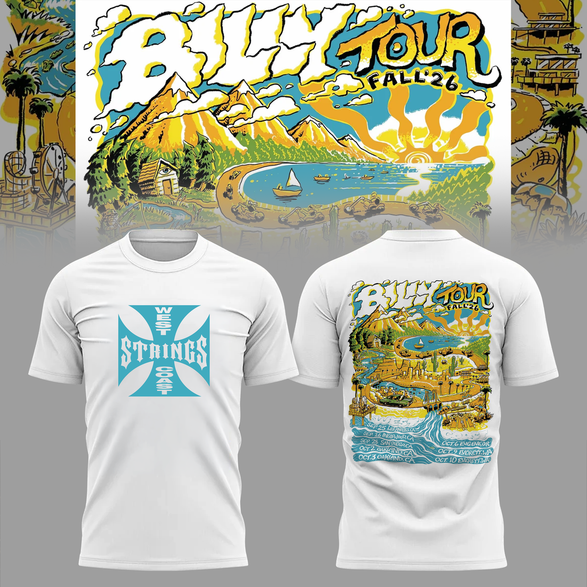 Limited Edition Fall tour 2026 T-shirt