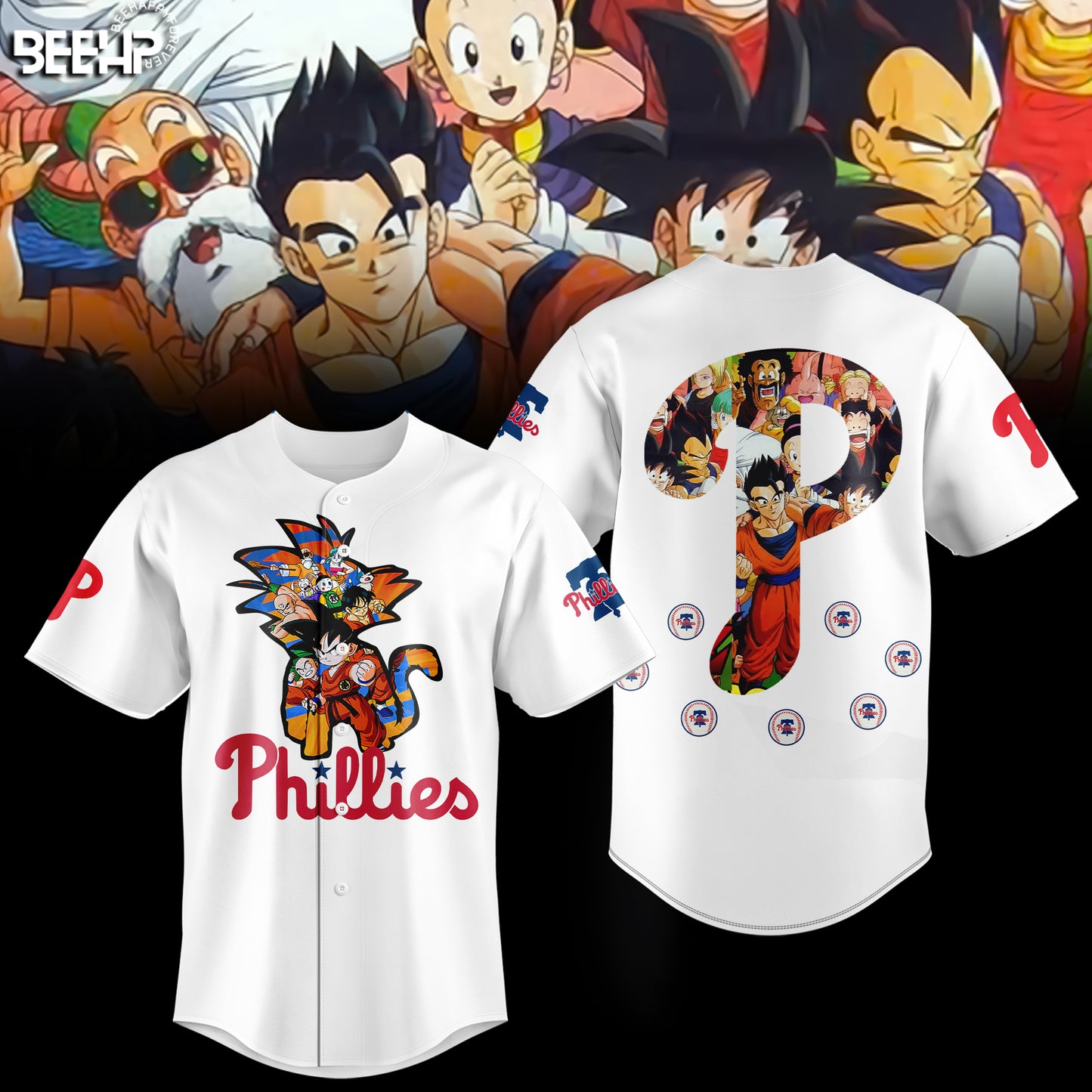 _Philadelphia Phillies Dragon Ball Night Hoodie V1