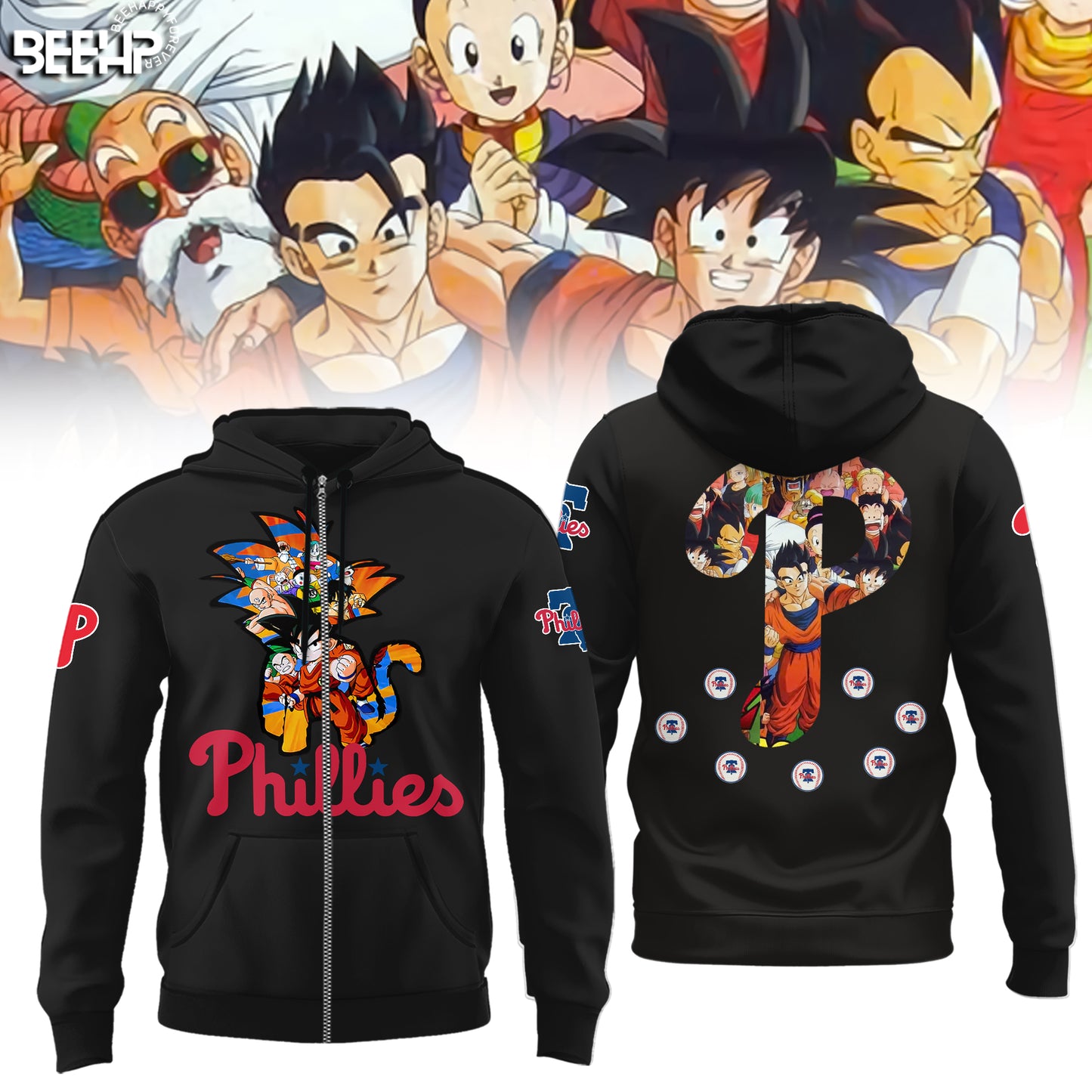 _Philadelphia Phillies Dragon Ball Night Hoodie V1