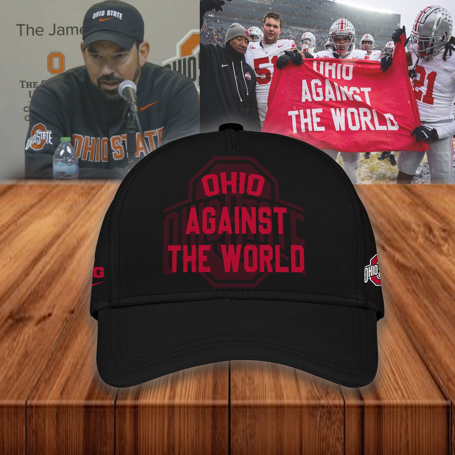 ..Ohio State Buckeyes "Against The World" Limited Edition Hoodie