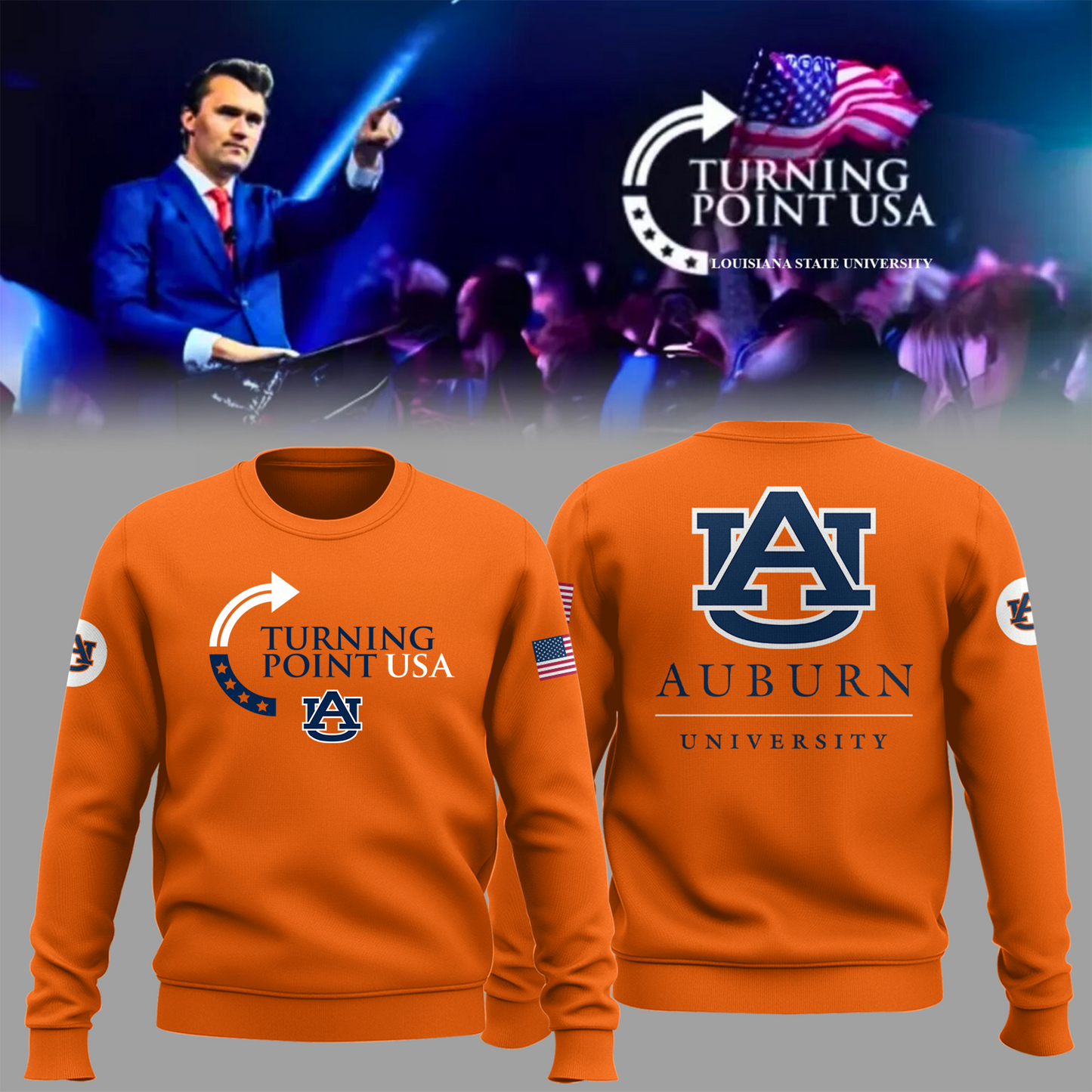 Limited Edition Auburn University x Turning Point USA Sweatshirt