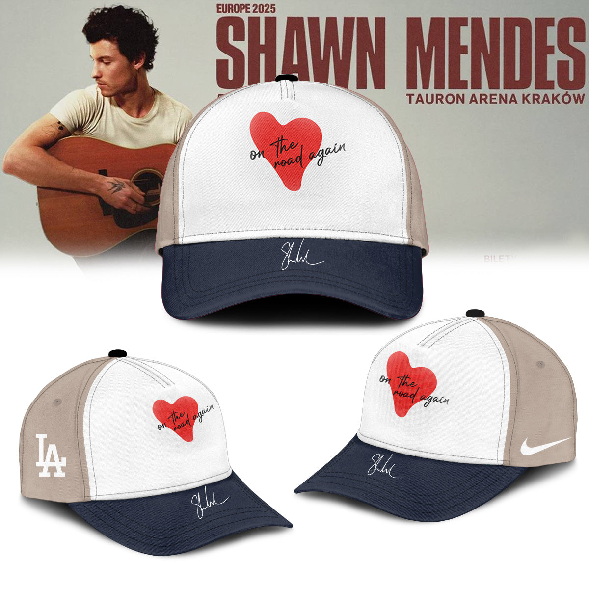 LA Dodgers _ Shawn Mendes “On The Road Again” Jersey