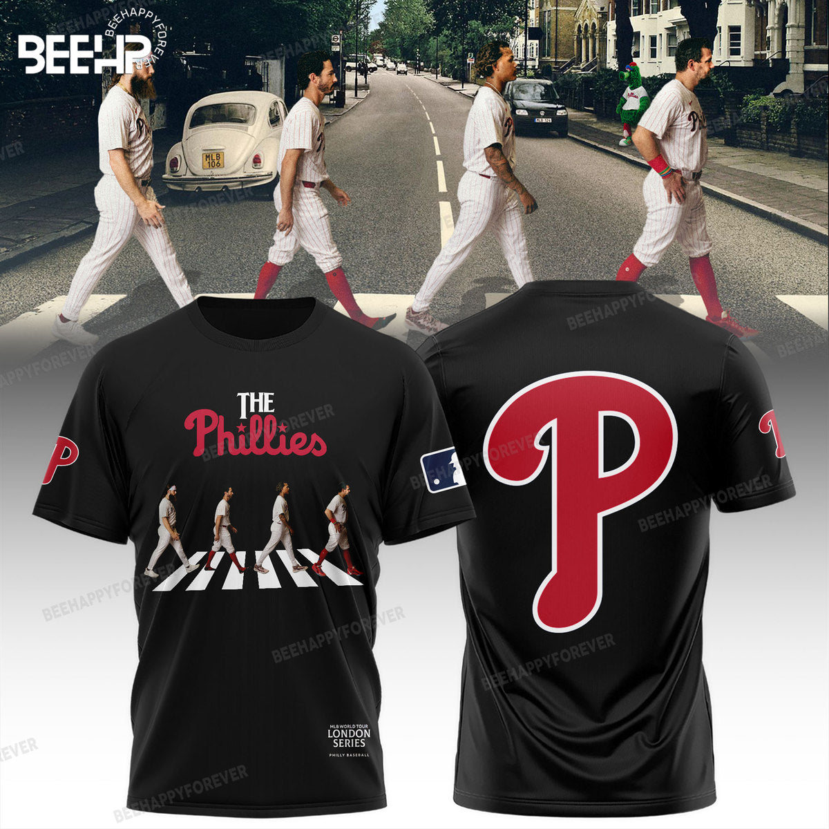 ..Philadelphia Phillies 2024 MLB World Tour London Series Shirt