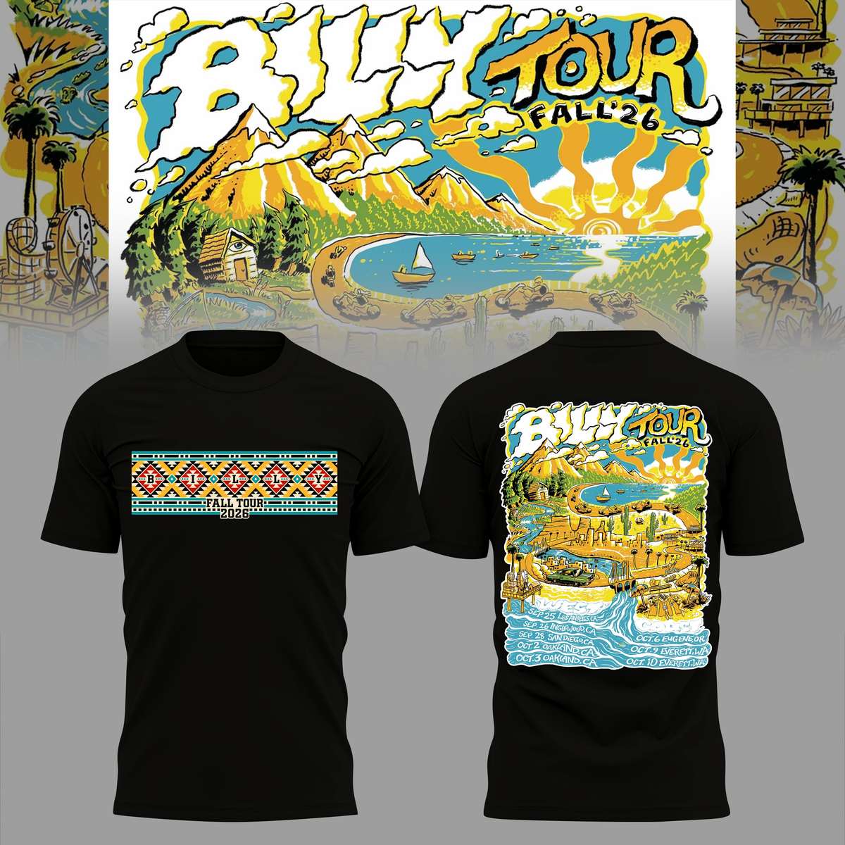 Limited Edition Fall tour 2026 T-shirt