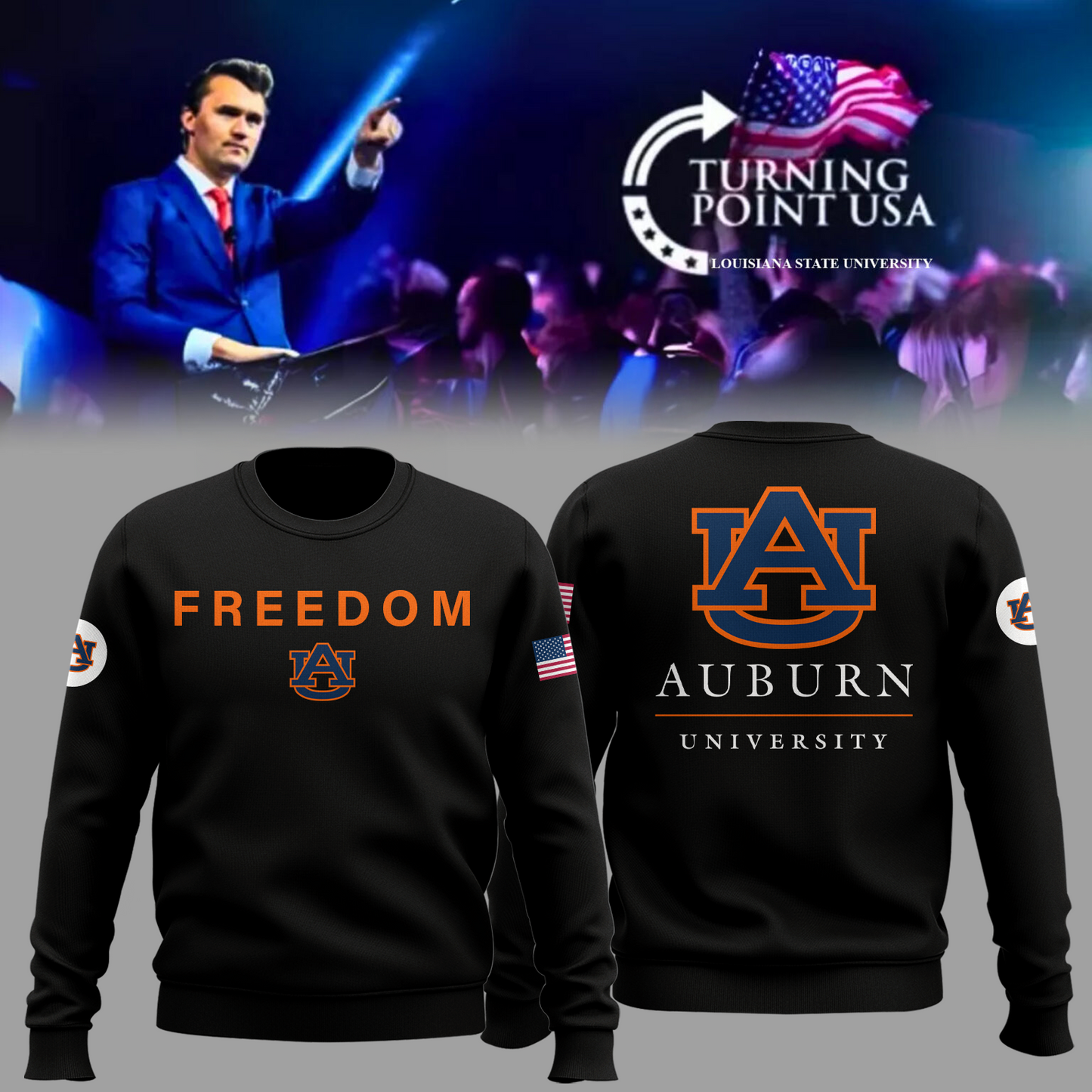 Limited Edition Auburn University x Turning Point USA Sweatshirt