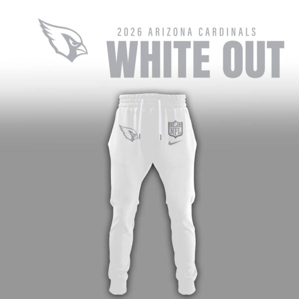 Arizona Cardinals 2026 White Out Limited Edition T-Shirt