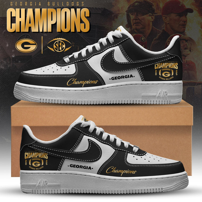 Georgia Bulldogs 2025 SEC Conference Champions AF1 Sneaker