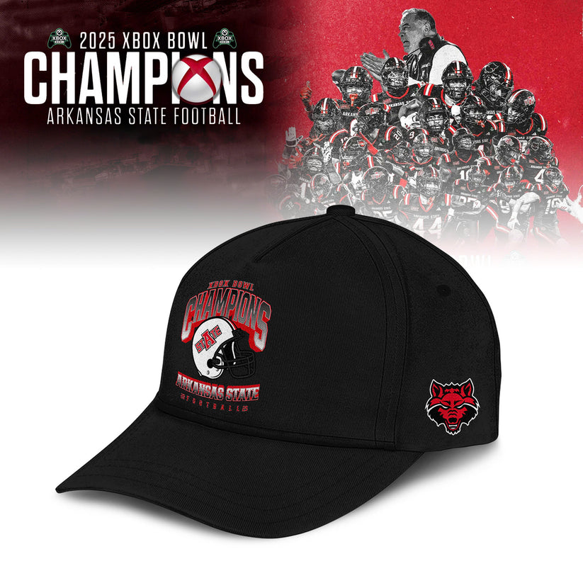 Arkansas State Red Wolves 2025 Xbox Bowl Champions Combo T-shirt
