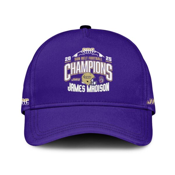 .JMU 2025 Sun Belt Football Conference Champions T-Shirt Limited Edition