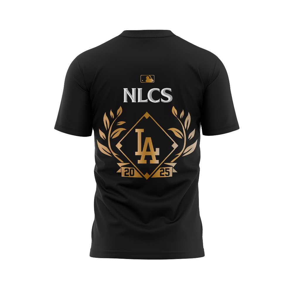 . LA.Dodgers 2025 National League Division Series Champions Combo Black Shirt