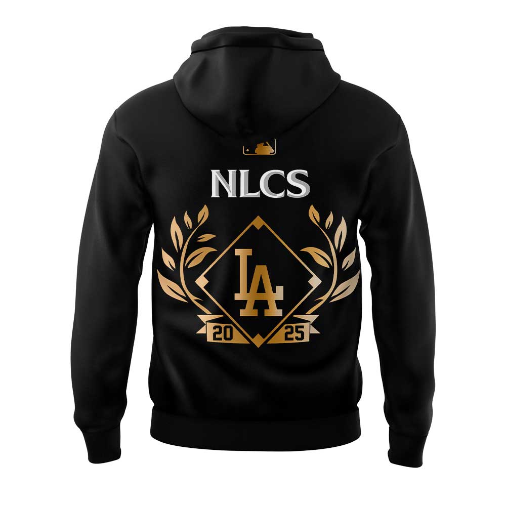 . LA.Dodgers 2025 National League Division Series Champions Combo Black Hoodie