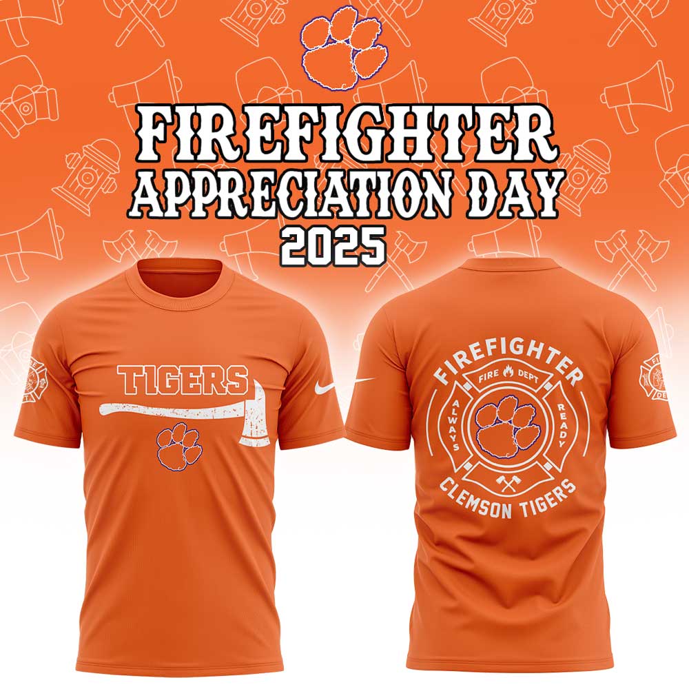 Clemson Firefighter Application Combo TShirt