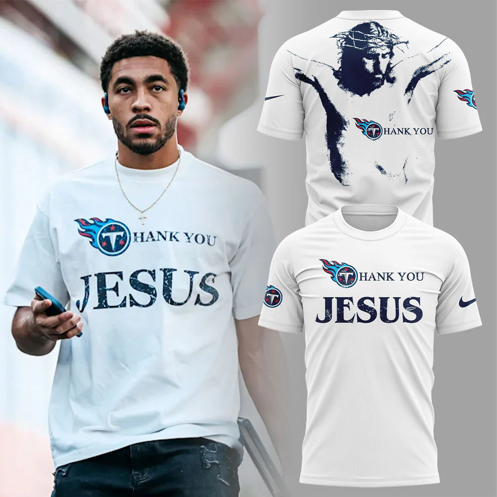Tennessee Titans Thank You Jesus Limited Edition T-Shirt