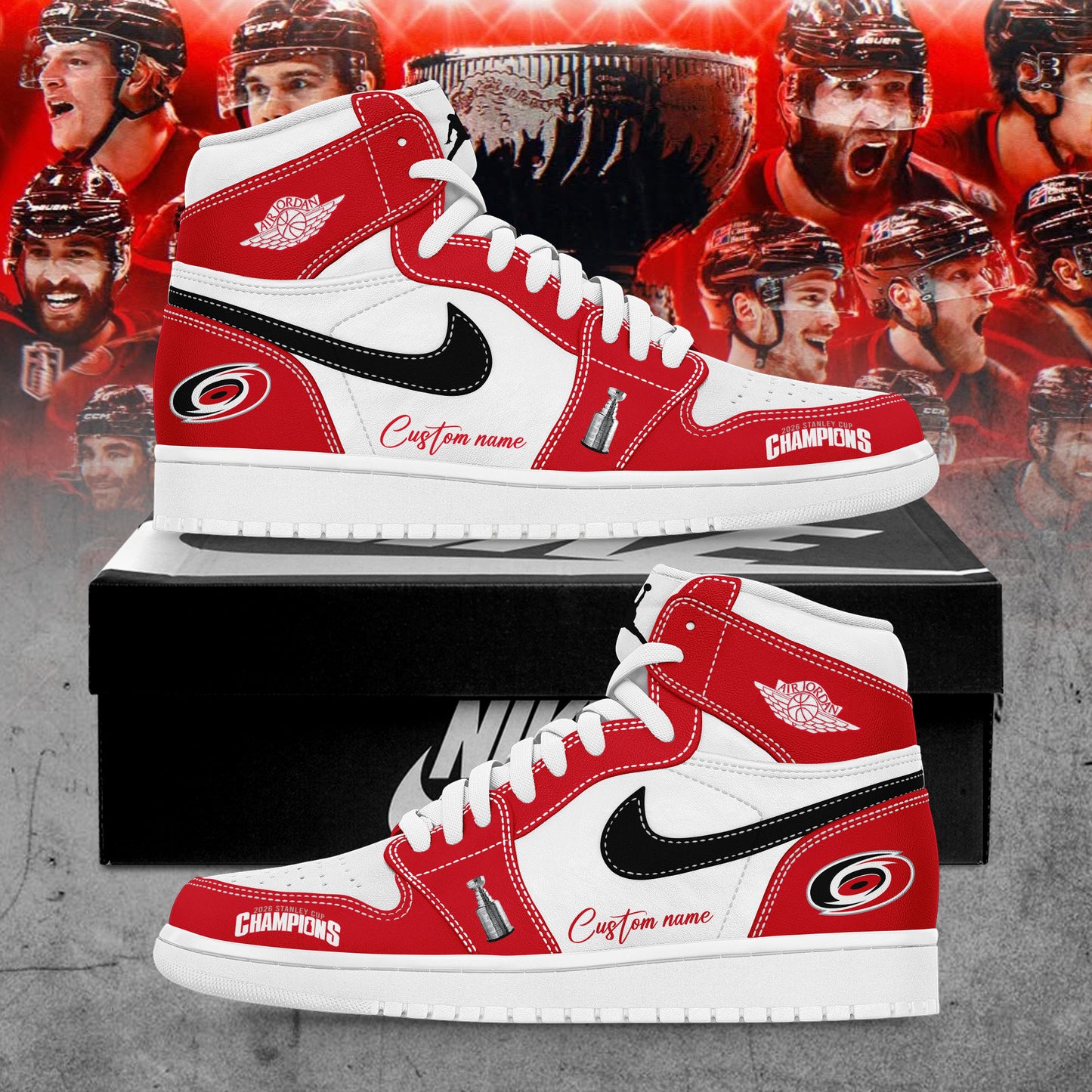 2026 Stanley Cup Champions Custom Name Shoes