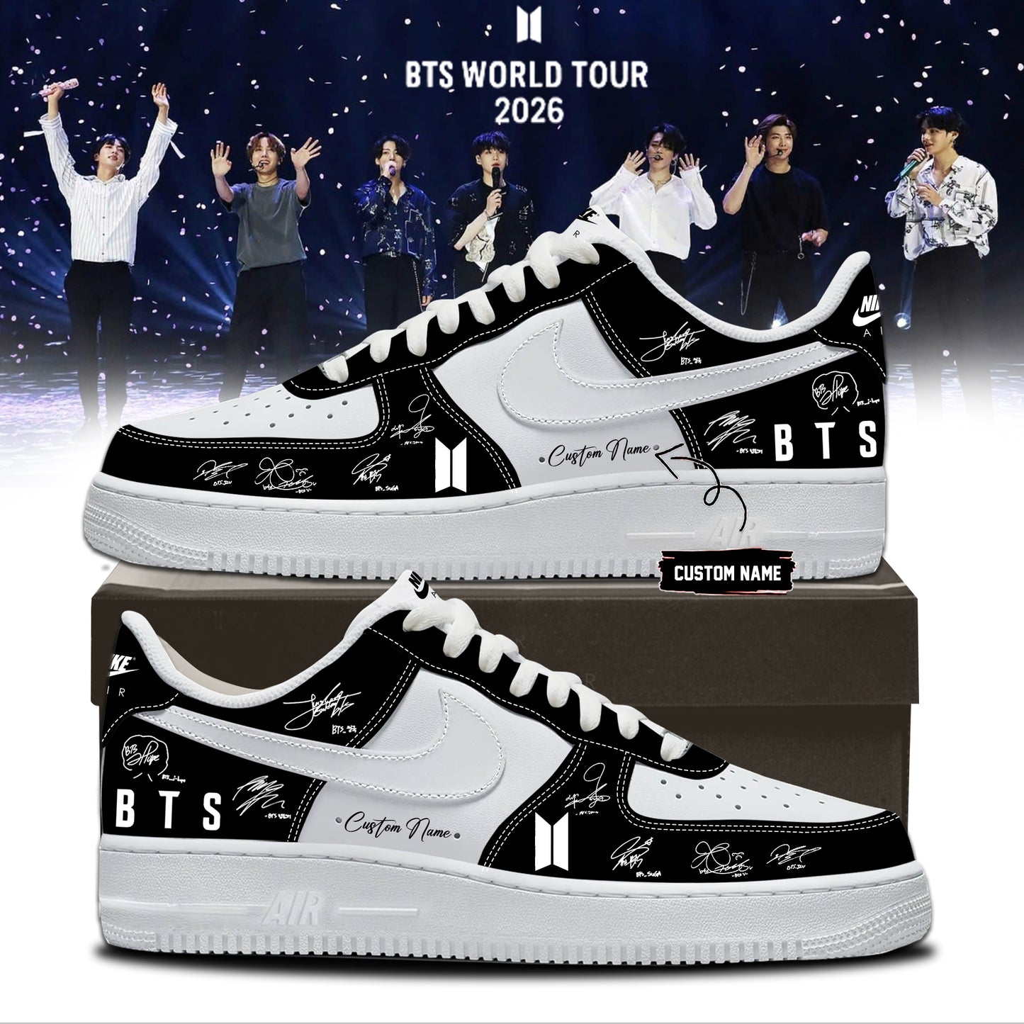 ,,BTS Comeback & World Tour 2026 Limited Edition Signature - Shoes 2
