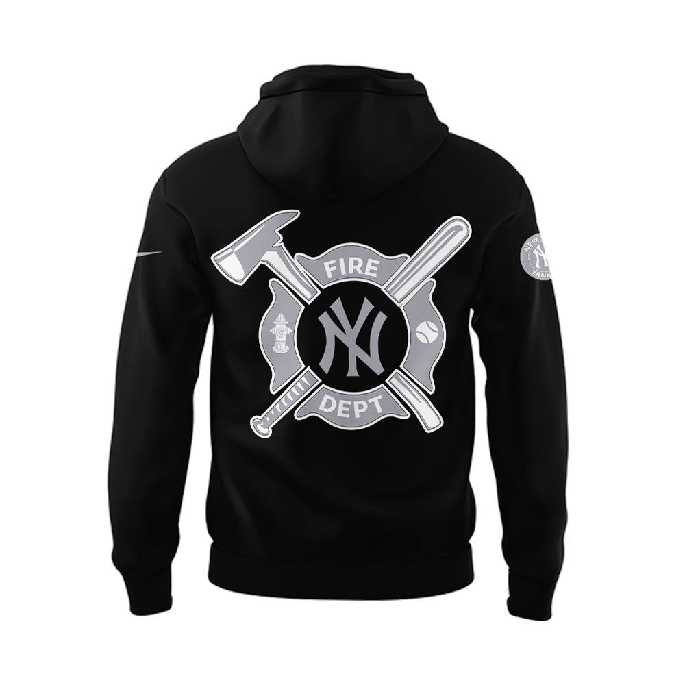 Yankees x Firefighter Appreciation Night Hoodie-LL250313016