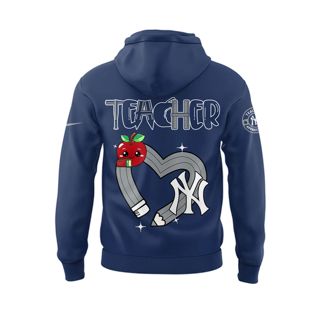 Yankees x Teacher Appreciation Night Hoodie-LL250423002
