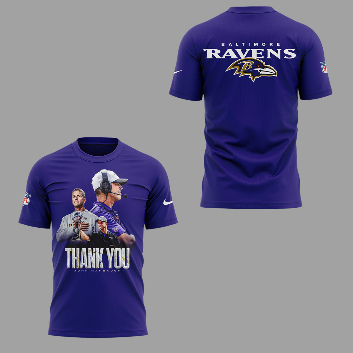 Limited Edition "Thank you Coach Harbaugh" Shirt-ND01072601