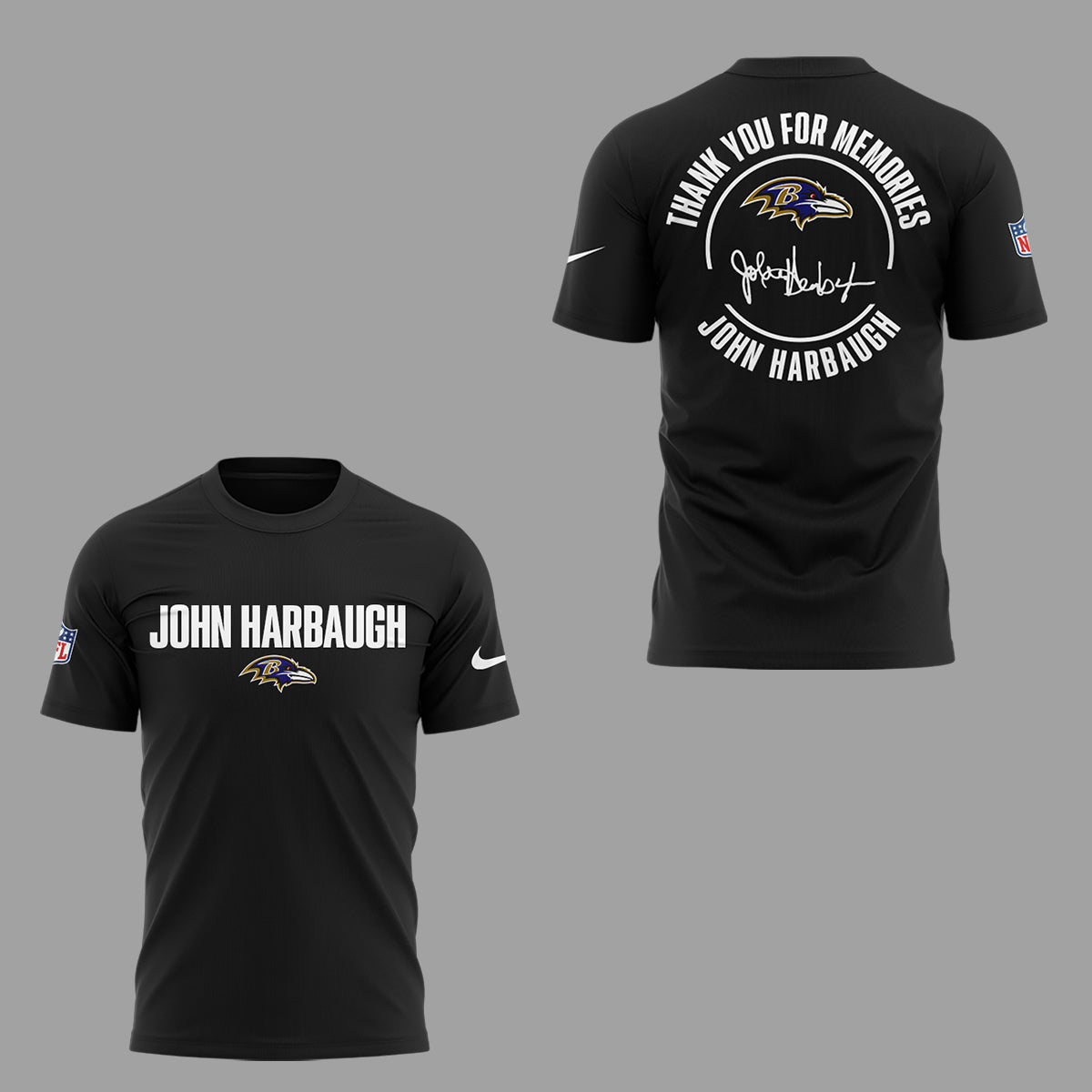 Limited Edition "Thank you Coach Harbaugh" Shirt-ND01072610