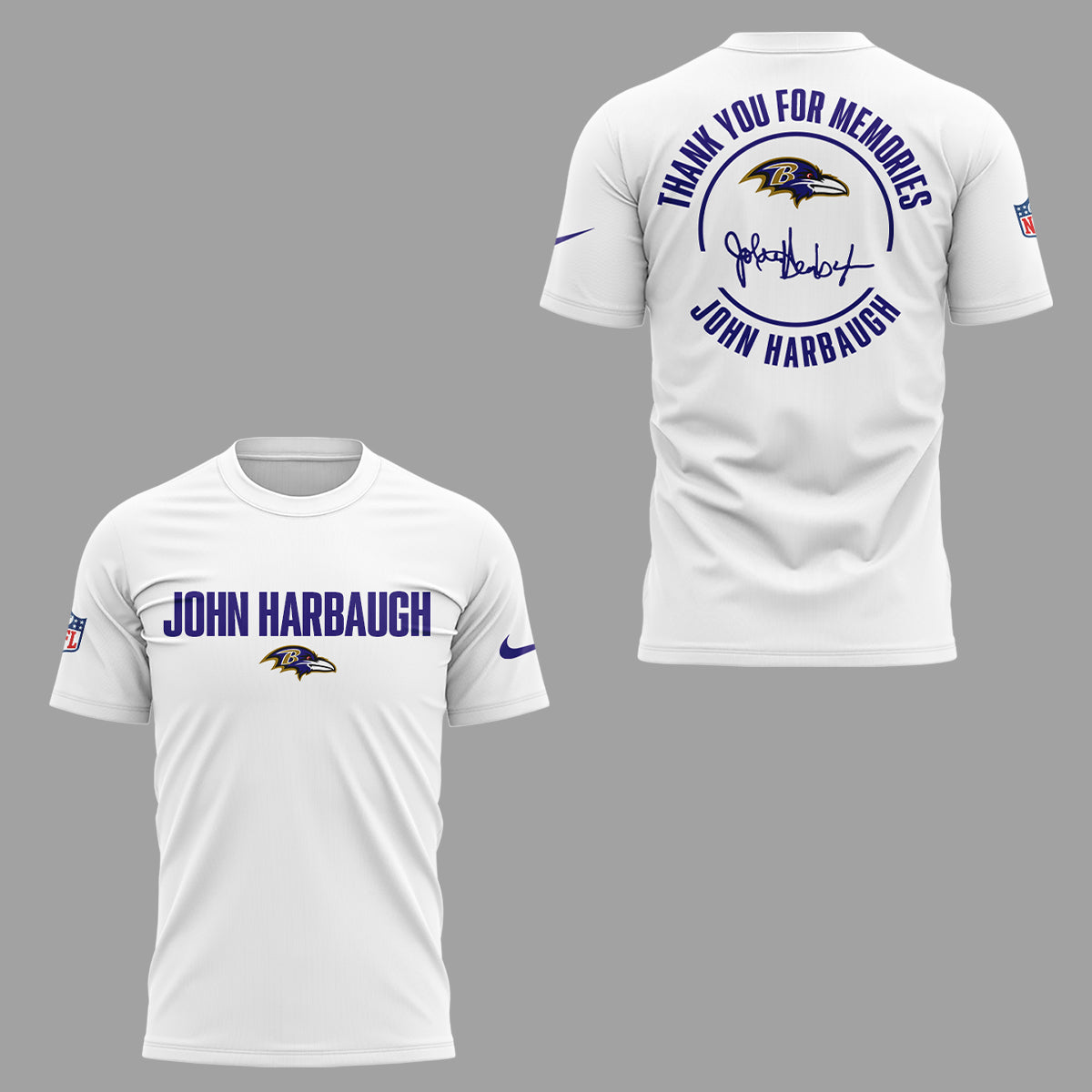 Limited Edition "Thank you Coach Harbaugh" Shirt-ND01072611