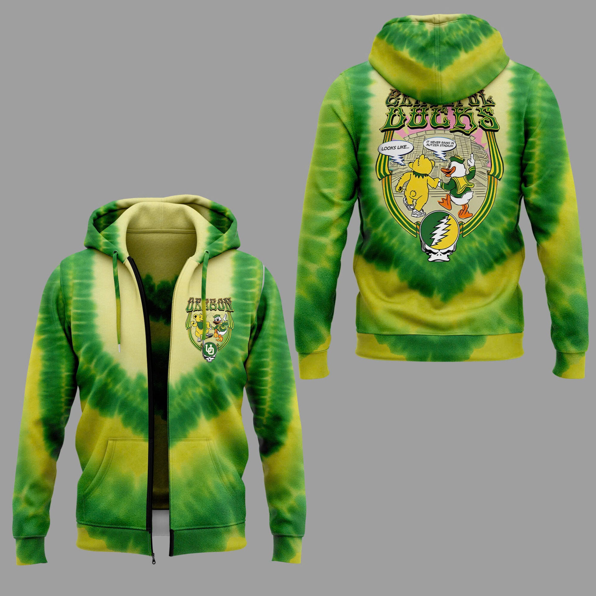 Special Edition "Grateful Ducks" 2025 Zip Hoodie-ND073125100