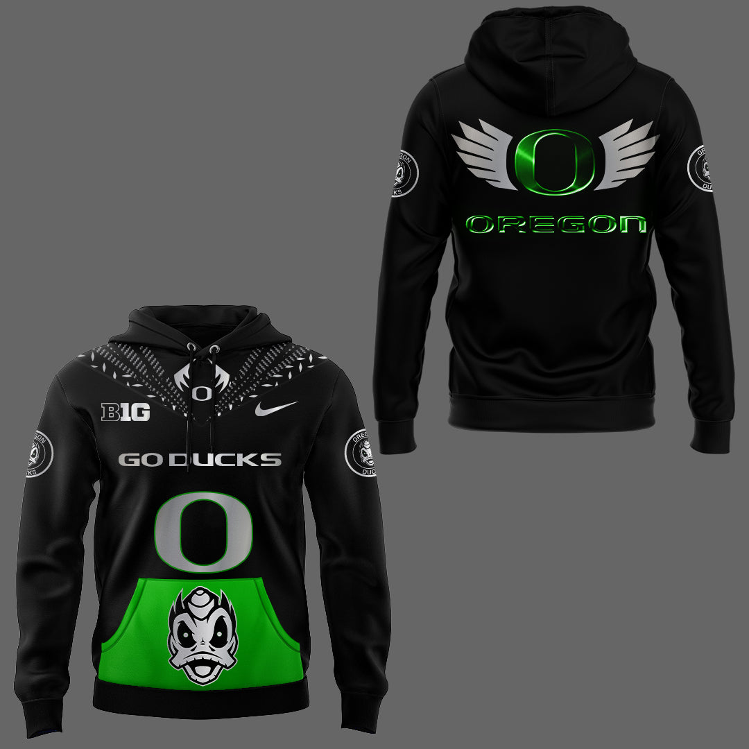 Limited Edition Oregon Football Game 6 uniform combo Hoodie-ND10092529