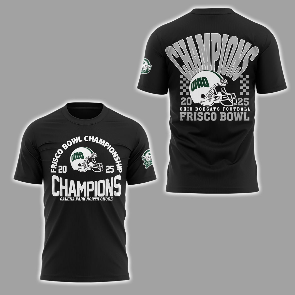 Limited Edition Ohio Football Frisco Bowl CHAMPIONS TShirt-ND12242544