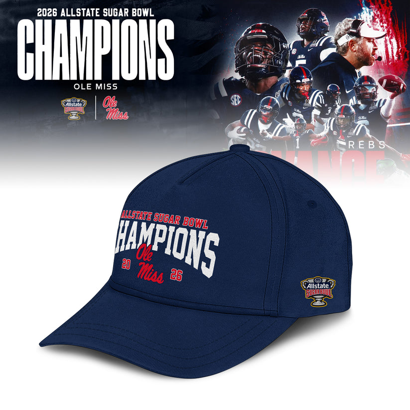 Ole Miss Rebels 2026 Sugar Bowl Champions T-shirt