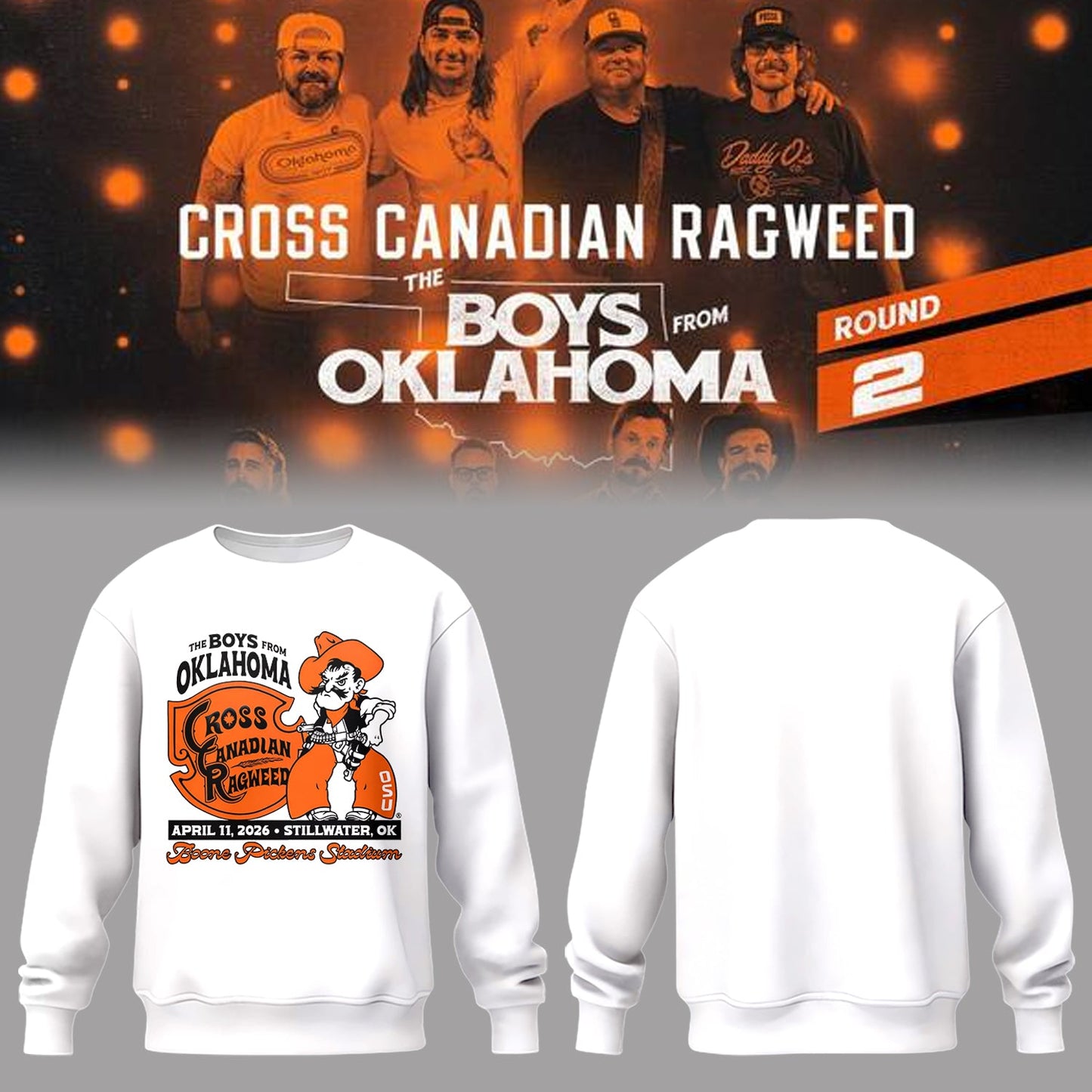 Limited Edition The Boys From Oklahoma 2026 (Round 2) Sweatshirt-PA041526031