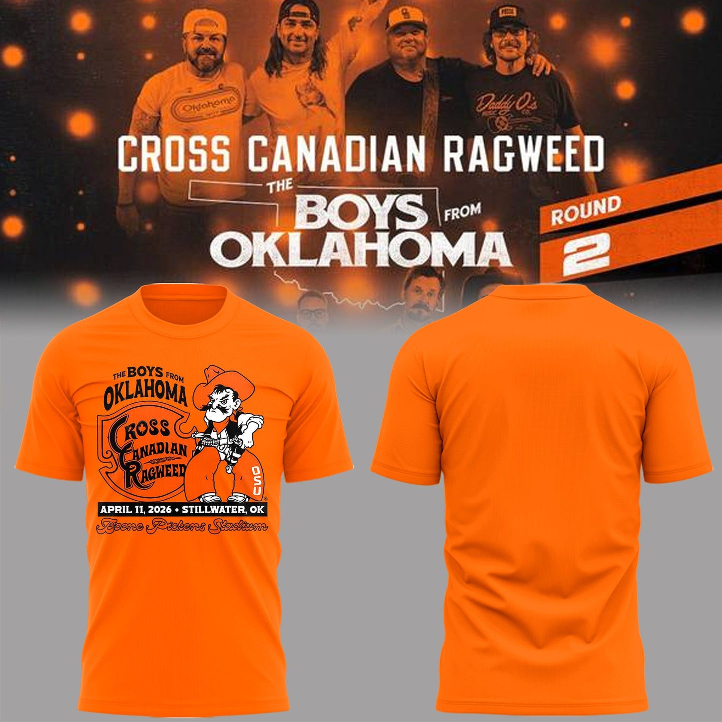 Limited Edition The Boys From Oklahoma 2026 (Round 2) TShirt-PA041526036