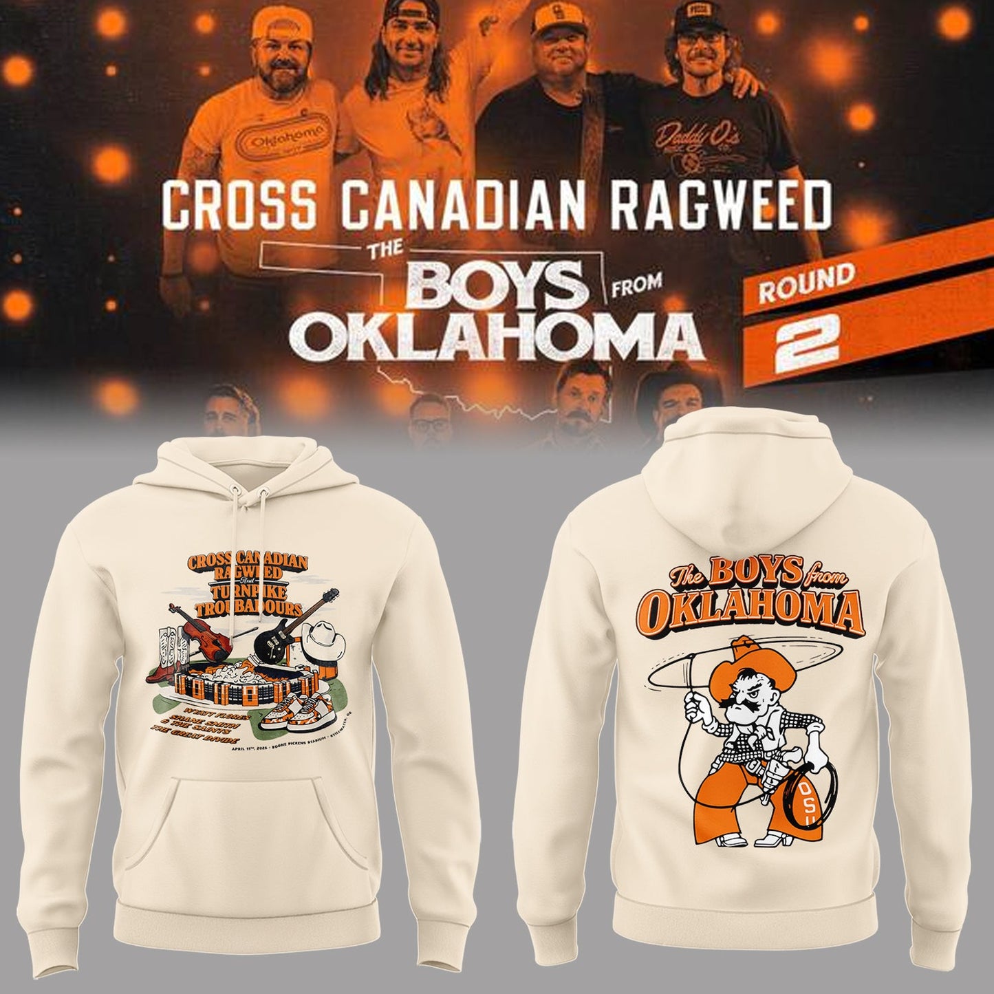 Limited Edition The Boys From Oklahoma 2026 (Round 2) Hoodie-PA041526046
