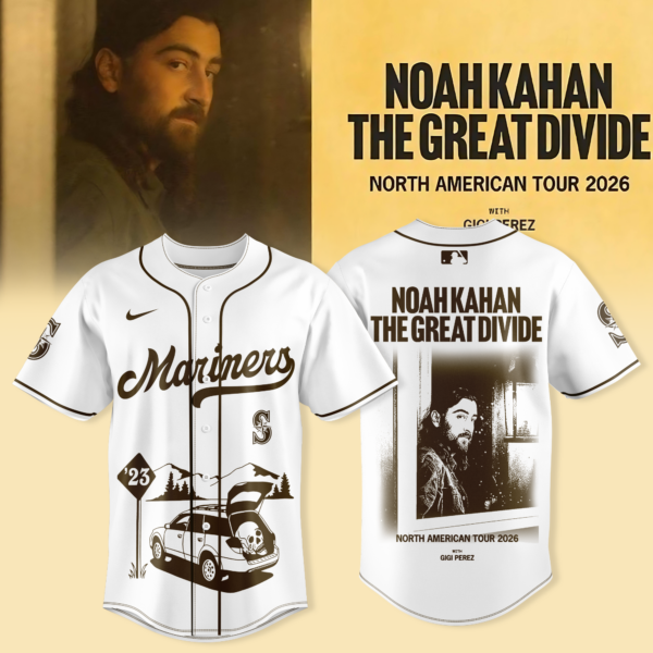 _ Seattle Mariners x Noah Kahan – “The Great Divide Tour 2026” Jersey Collection