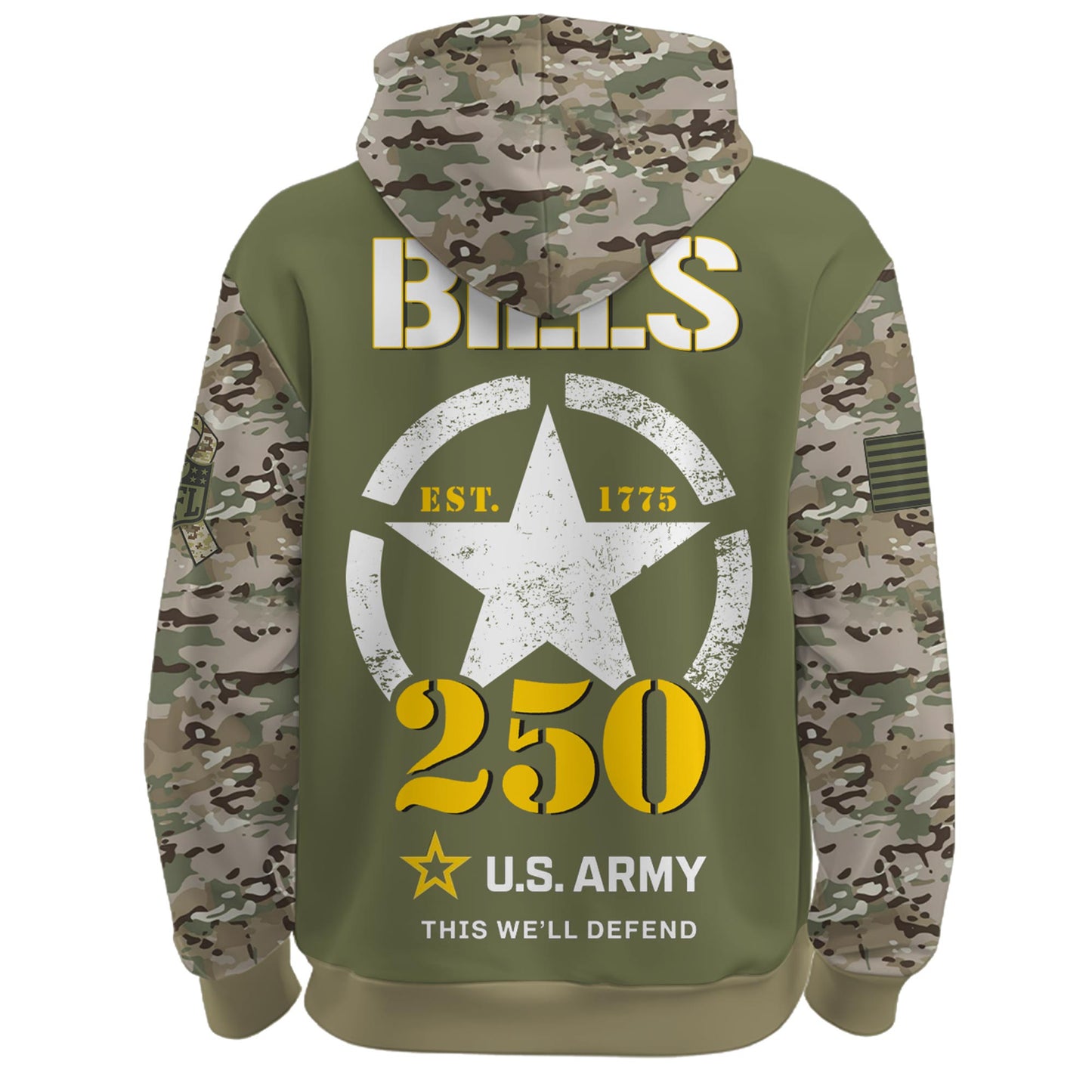 .BUF-Army 250th Birthday Limited Editions Hoodie