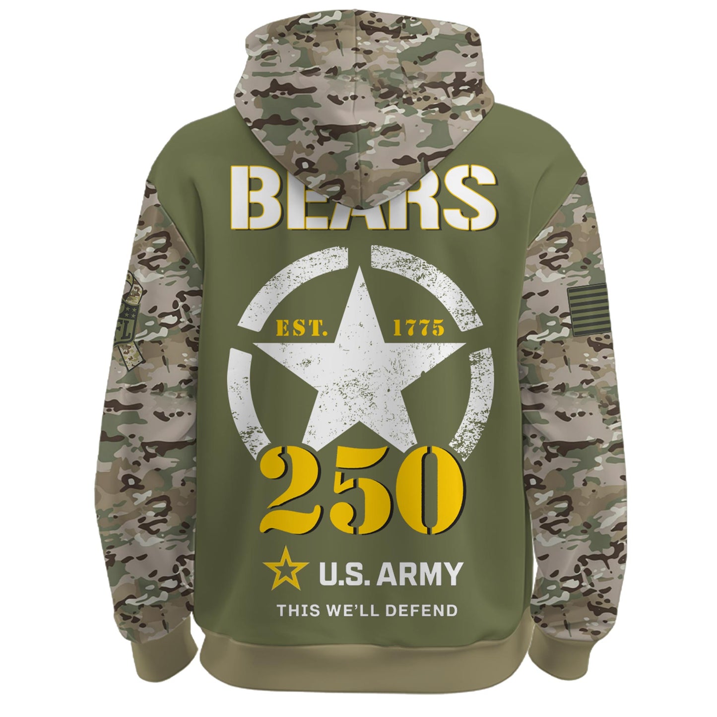 .CHI-Army 250th Birthday Limited Editions Hoodie