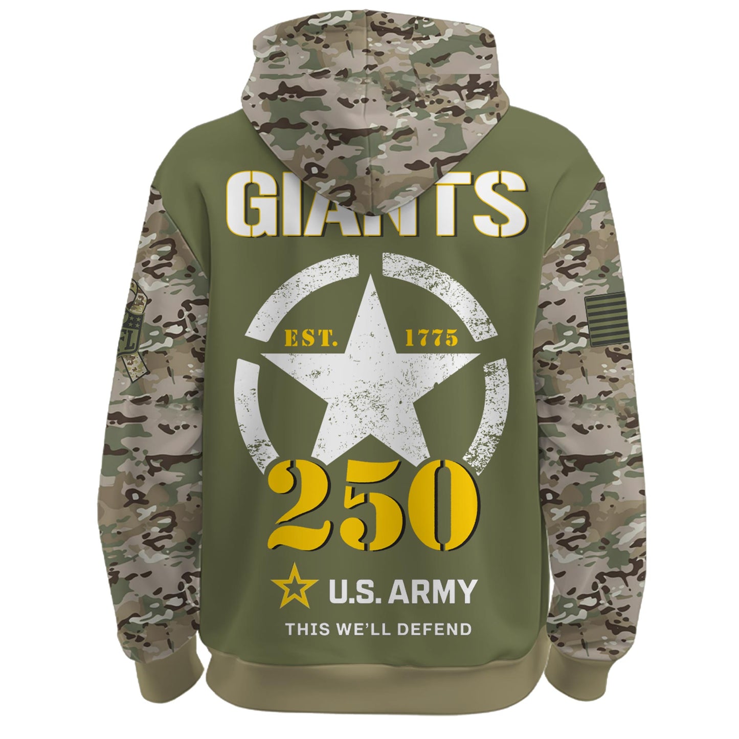 .NYG-Army 250th Birthday Limited Editions Hoodie