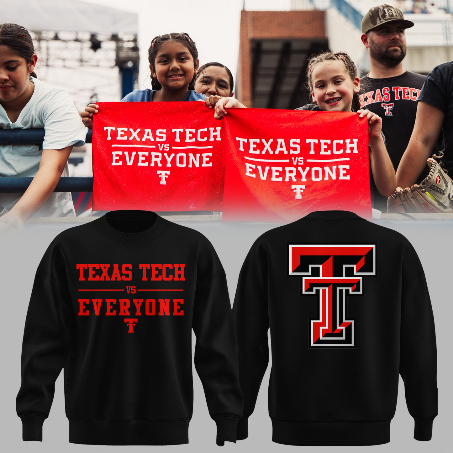 🔥 Texas Tech Special “Texas Tech Vs Everyone” Limited Edition Sweatshirt
