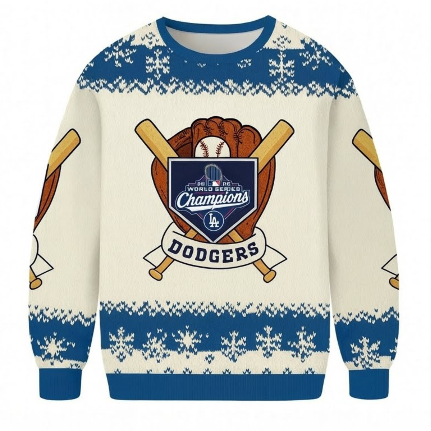 LA Dodgers – 2025 World Series Champions Limited Edition Ugly Sweater