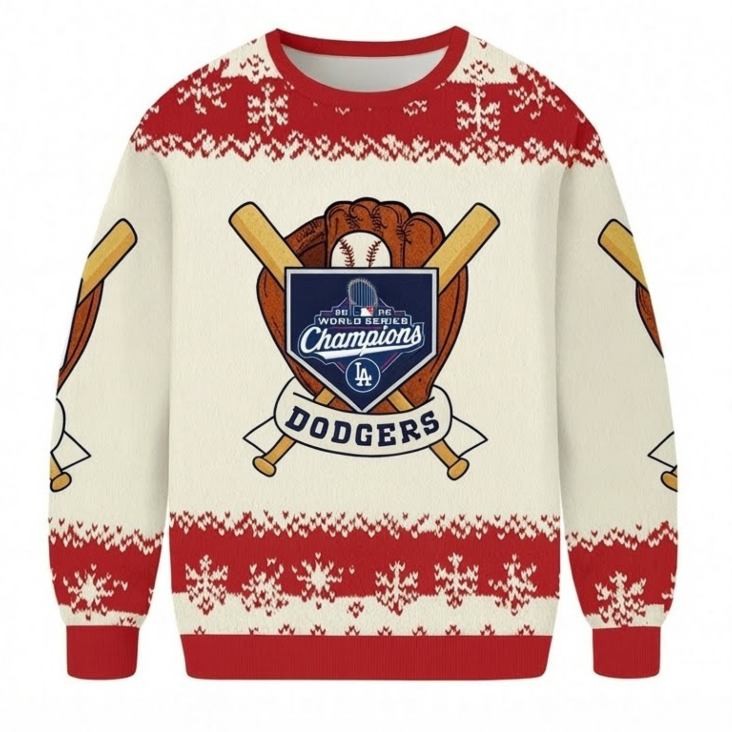 LA Dodgers – 2025 World Series Champions Limited Edition Ugly Sweater