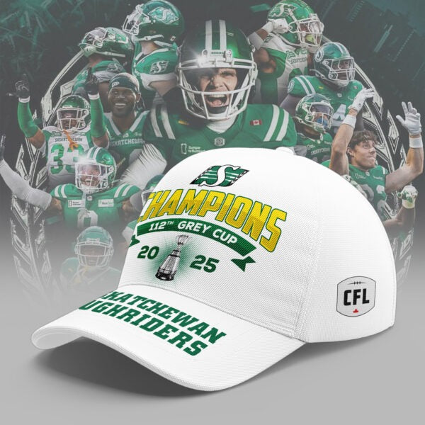 Saskatchewan Roughriders 112th Grey Cup champion White Hoodie