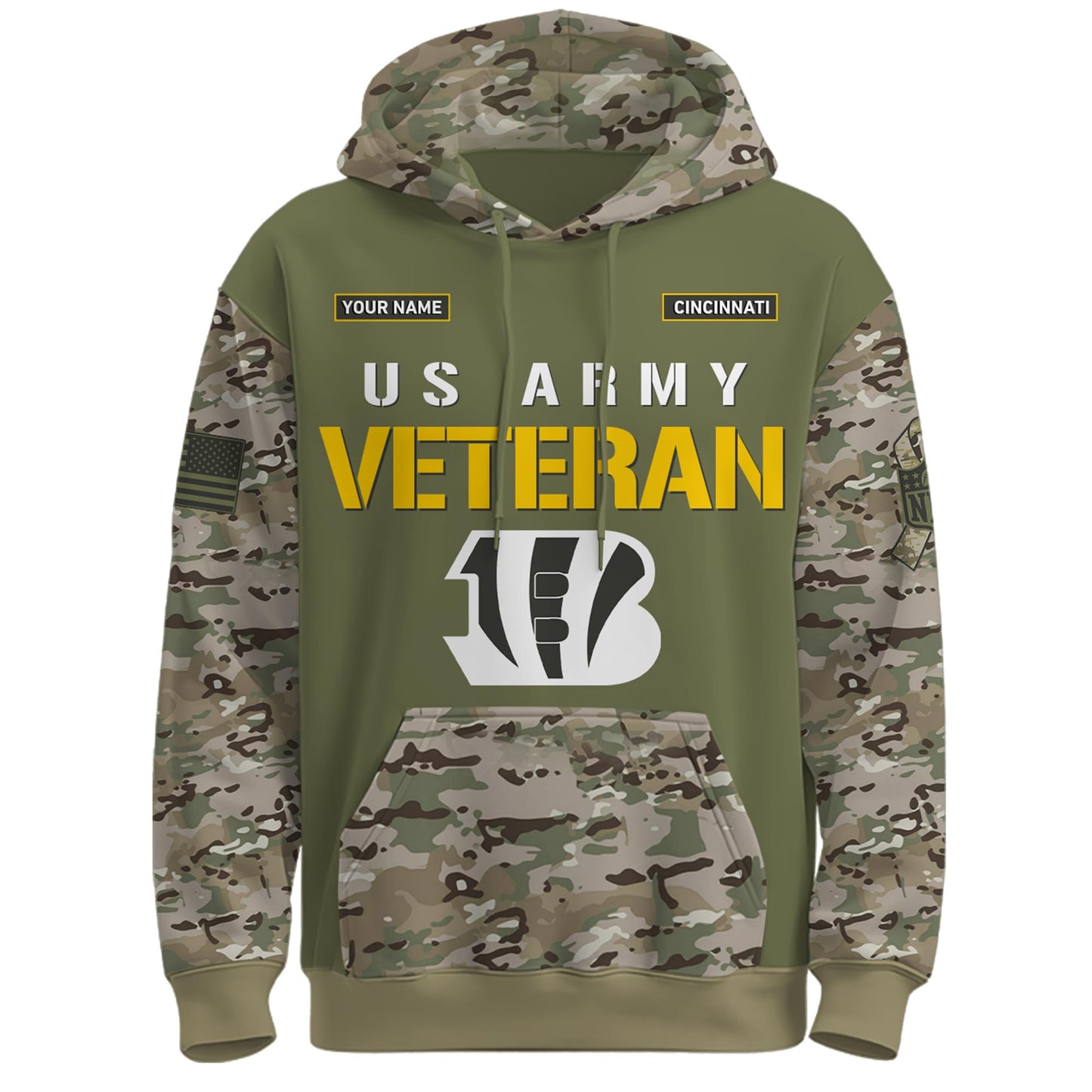 .CIN-Army 250th Birthday Limited Editions Hoodie