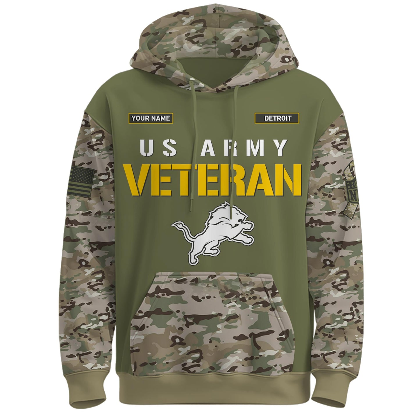 .DET-Army 250th Birthday Limited Editions Hoodie
