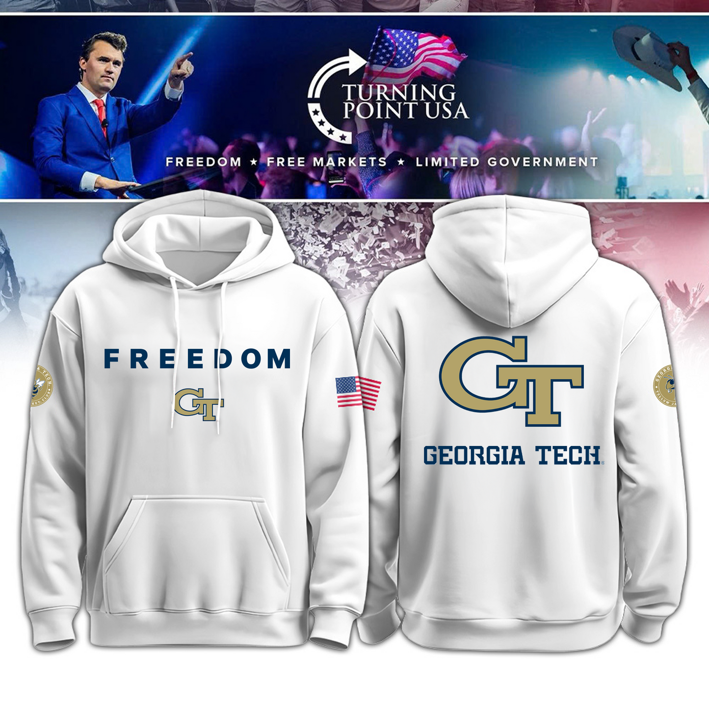 Georgia Tech Freedom Hoodie