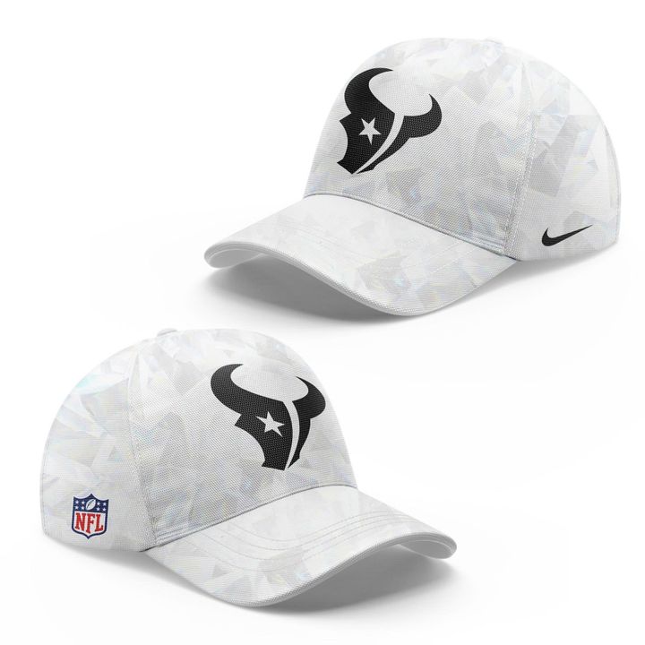 Houston Texans 2025-2026 Icy white Hoodie (Pattern)