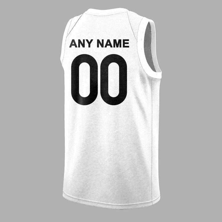 White Germany Basketball Jersey