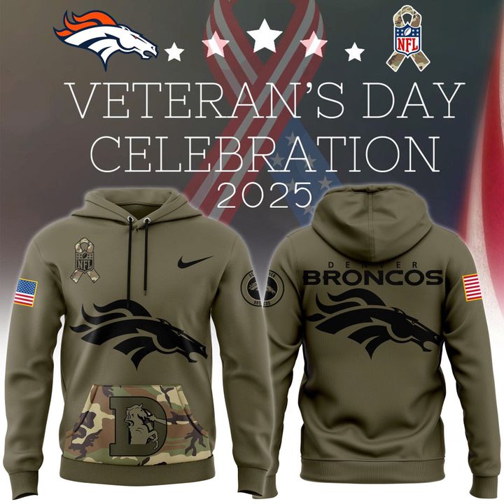 Denver Broncos x Veterans Day Celebration 2025 Hoodie
