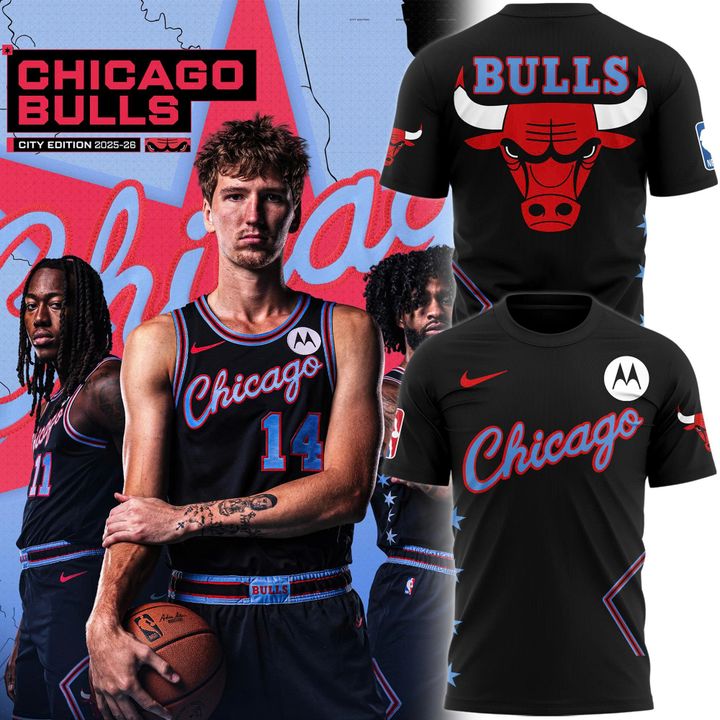 Chicago Bulls 2025/26 City Edition Uniforms T-Shirt