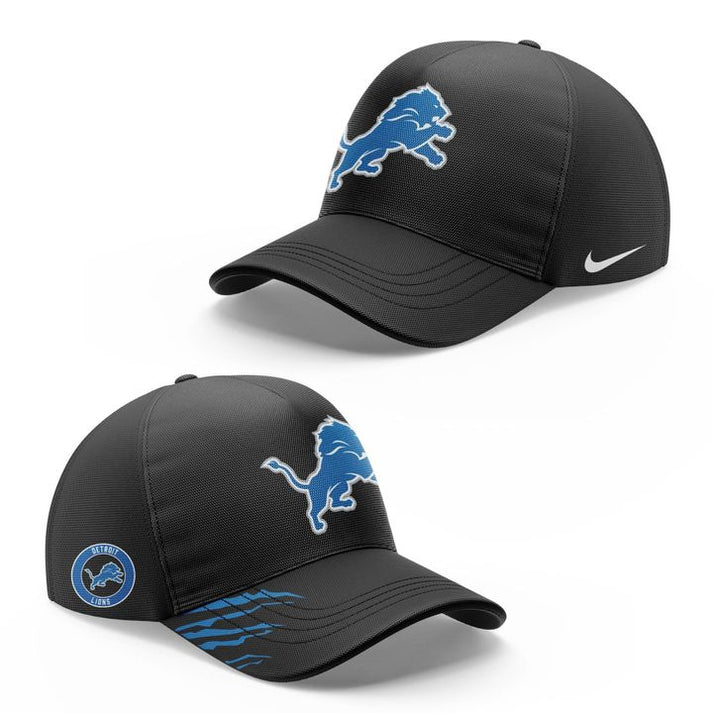 Back In Black Detroit Lions 2025 Hoodie
